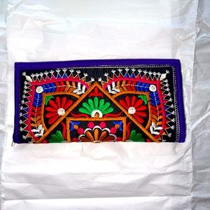 NWOT Banjara Clutch bag embroidered